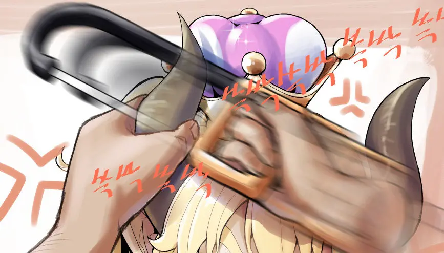 Bowsette Horn Cutting